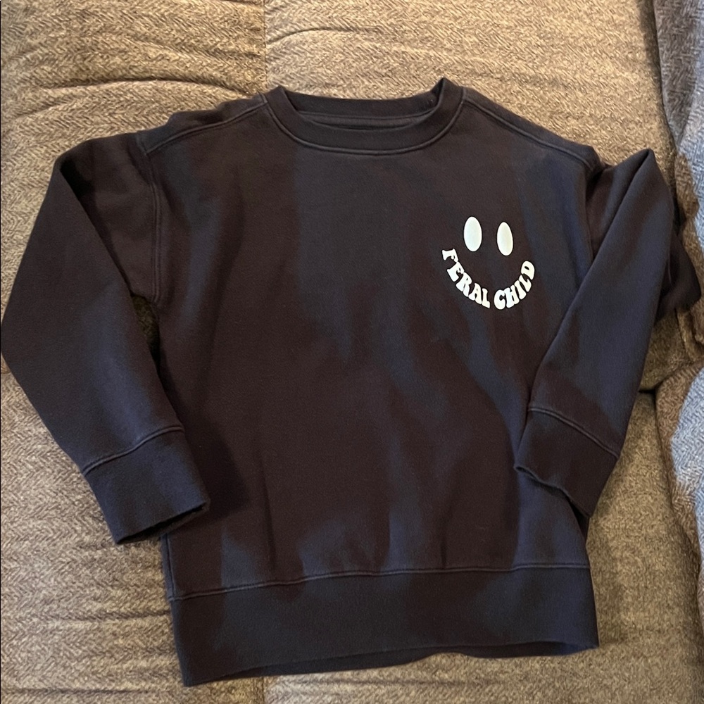 Somebody’s Feral Child Sweatshirt, size Small (6-7)